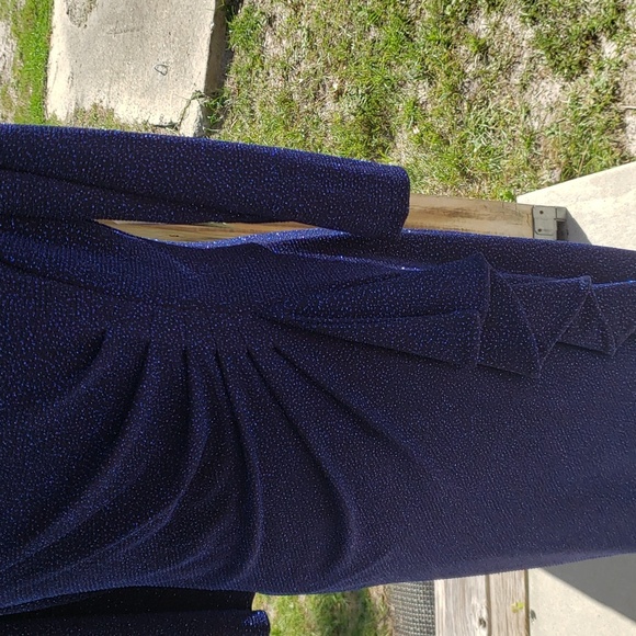 Jessica Howard Lady's Midi Gathered at Waist Irredescent Party/Cocktail Dress - Picture 7 of 11